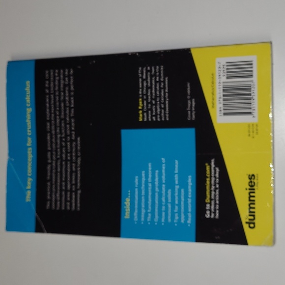 Calculus Essentials for dummies, by Mark Ryan - Picture 2 of 16